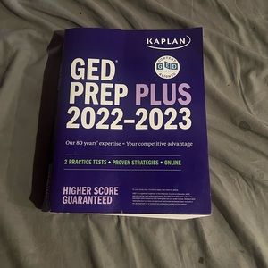 Kaplan GED prep book
